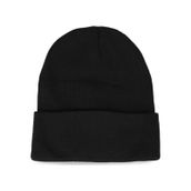 Belifanti Collection Unisex Düz Siyah Katlanır Bere Siyah