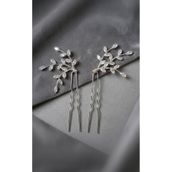 Bella Grace Bella&Grace zirkon 2li firkete toka Düğün, Nişan, Nikah, kına,