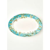 Bella Maison Van Gogh Almond Blossom Porselen Sunum Tabağı Turkuaz (30 Cm) - Turkuaz - Mavi