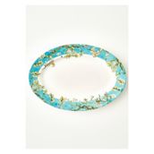 Bella Maison Van Gogh Almond Blossom Porselen Sunum Tabağı Turkuaz (30 cm)