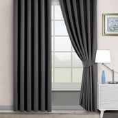 Belle Cose Blackout Karartma Gri 300x270 cm Fon Perde
