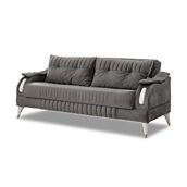 Belletto Leon Gri Krem 3+3+1+1 Koltuk Takımı