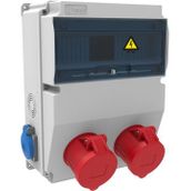 Bemis 8698523905982 245x325 5x32a 380v. 2 Ad Ön - 1x16a. 220v. 2 Adet Yan Kombinasyon Kutusu