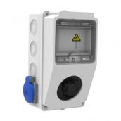 Bemis BD1-2101-2020 1/16A 220V V5 2'li Delikli Kombinasyon Kutusu