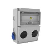 Bemis BD2-2201-2020 1/16A 220V 2'li Delikli Kombinasyon Kutusu