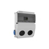 Bemis BD6-2201-2020 IP44 Ön 2 Delikli Yan 2x220V 1/16A V12 Kombinasyon Kutusu