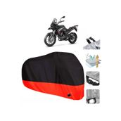 Benelli TRK 251 Siyah Arka Çanta Uyumsuz Ultra Kalın Su Geçirmez Motor Brandası