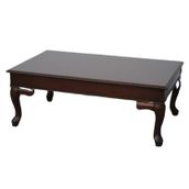 Bengi Ticaret 13561 Klasik Kayın Aslan Demont Ayak Ceviz Natüre Mdf Tabla El Yapım Orta Sehpa