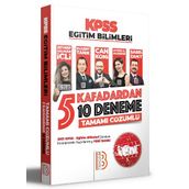 Benim Hocam Yayınları 2022 KPSS Eğitim Bilimleri 5 Kafadardan 10 Deneme Tamamı Çözümlü