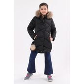 Benitto Kids 51273 Siyah Kız Çocuk Mont