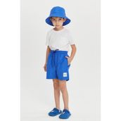 Benitto Kids 7005 04G-Mavi Düz Erkek Çocuk Deniz Şortu