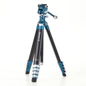 Benro Cyan Bird İkisi Bir Arada Alüminyum Foto Video Tripod Kiti