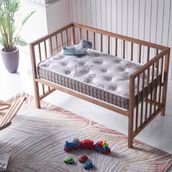 Bera Yatak Bamboo Süngerli 70 x 130 cm Beyaz Bebek Yatağı