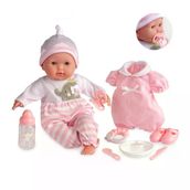 Berenguer 38 cm Pembe Oyuncak Bebek ve Aksesuar Seti
