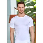 Berrak 1024 Erkek Likralı Süprem Kısa Kol Bisiklet Yaka T-shirt
