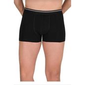 Berrak 1097 Likralı Düz 6'lı Siyah Erkek Boxer