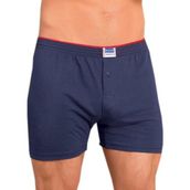 Berrak 1099 Düğmeli Penye 6'lı Lacivert Erkek Boxer