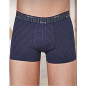 Berrak 4475 Çizgili 3 Adet Lacivert Erkek Boxer