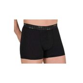 Berrak 4475 Çizgili 3 Adet Siyah Erkek Boxer