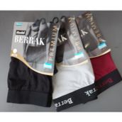 Berrak 4476 Modal Likralı 3'lü Çok Renkli Erkek Boxer