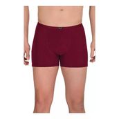 Berrak 4488 Modal İnce Kemer 3'lü Bordo Erkek Boxer