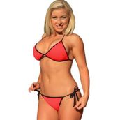 Beruflic Bayan Kırmızı Arkası Büzgülü Bikini