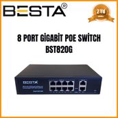 Besta BST820G 8 Port Gigabit 10/100/1000 Mbps Poe Switch