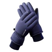 Bestgift HX-102 Mavi Peluş Su Geçirmez Erkek Eldiveni