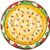 Bestway 43250 Hamburger Desenli Yatak