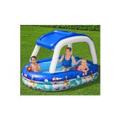 Bestway 54370 Buyuk Boy Dikdortgen Sisme Aile Havuzu 213X155x132