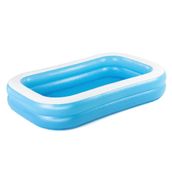 Bestway Aile ve Çocuklar için Uygun Şişme Dikdörtgen Yüzme Havuzu, Mavi, 2.62 m x 1.75 m x 51 cm, 778 L