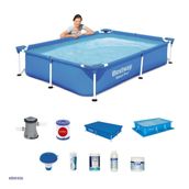 Bestway BW401 56406 221x150x43 cm Prefabrik Havuz Seti