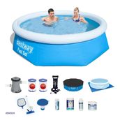 Bestway BW509 P04351 Büyük Şişme Havuz Seti