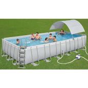 Bestway BW599 564774 732x366x132 cm Gölgelikli Büyük Prefabrik Havuz