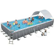 Bestway BW600 56623 956x488x132 cm Gölgelikli Prefabrik Havuz Seti