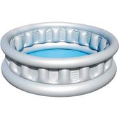 Bestway Jumbo Metalik Renk Şişme Havuz 152x43 cm – Emniyet Valfli, Dayanıklı Vinil, Aile ve Çocuk Kullanımına Uygun