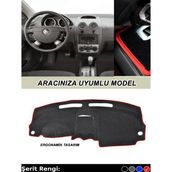 Beta Moda Hub Peugeot 5008 (2011-2014) 3D Torpido Koruma Kılıfı - Ön Göğüs Kaplama - Kırmızı Şerit