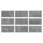 Betsan Vision Luca 1 m² 33x66.5 cm Grey Doğal Porselen Karo