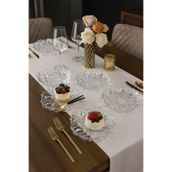 Bev Kitchen Kristal Kesim 6'lı Pasta Tabağı 20,5 Cm