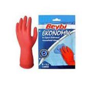 Beybi 8-8,5 Medium Beden Kırmızı Bulaşık Eldiveni Ekonomik