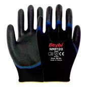 Beybi NMF120 No 10 Mikro Köpük Nitril Kaplı Polyester Örgü Eldiven