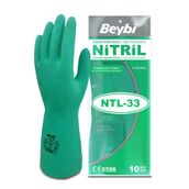 Beybi NTL33 Nitril Kimyasal İş Eldiveni - NO: 9 - Çift