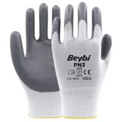Beybi PN3 Gri Nitril Eldiven