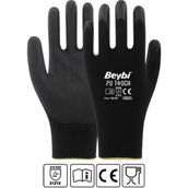 Beybi PU Touch Siyah 10 Beden 288 Çift Hassas Montaj İş Eldiveni