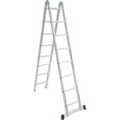 Beykon Alüminyum 8+8 Basamaklı Çok Amaçlı Merdiven