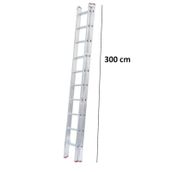 Beykon SR 230 3+3 Toplam 6 Metre Endüstriyel Alüminyum Sürgülü Merdiveni