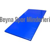Beyna Spor Minderleri Beyna Minder Pilates Matı 5 cm Kalınlıkta Jimnastik Minderi Tekil Kullanım İçin Mavi - 200*100*5cm
