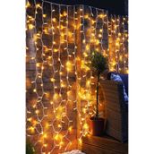 Beysüs Yılbaşı Çam Ağacı Süsü Perde Led Gün Işığı 3m x 1.5m