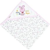 Beyzi Bebe 79x89 Çift Katlı Tavşan Desenli Penye Battaniye