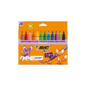 Bic 517250 Comfort Jumbo 12 Renk Keçeli Kalem